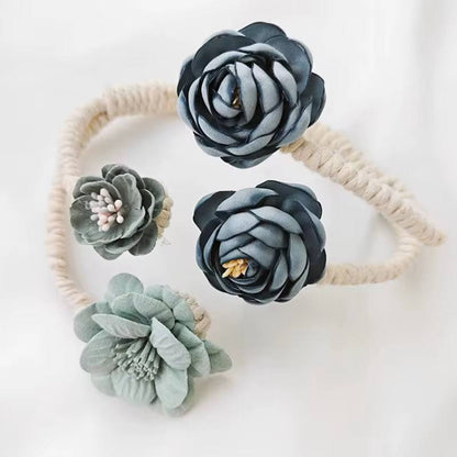 1 PC creative handmade flower and branch curtain buckle