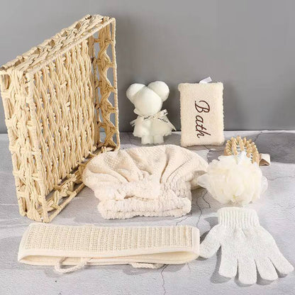 1 Set Spa Gift Cute Bear Basket