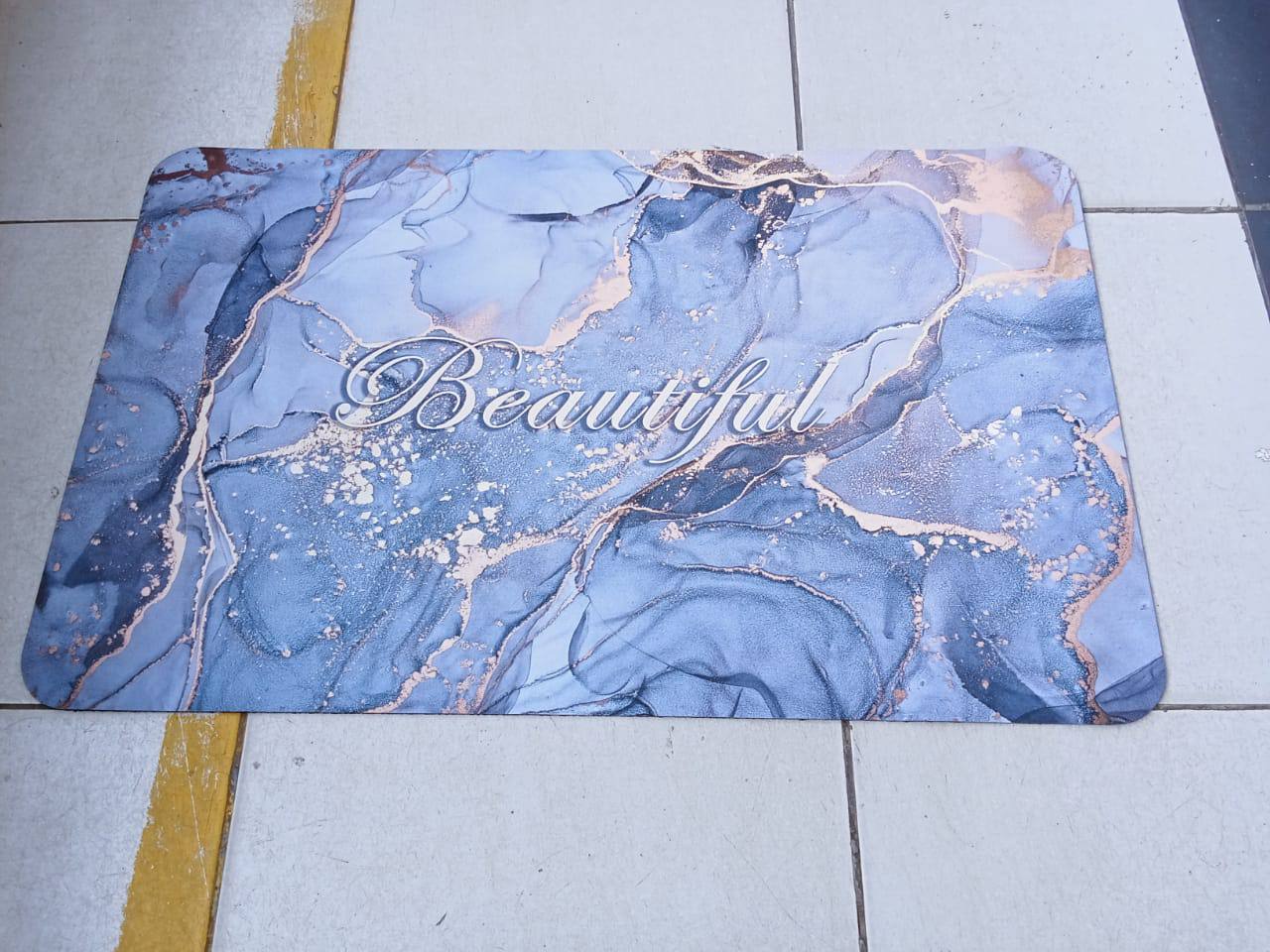 Rubber absorbent mats