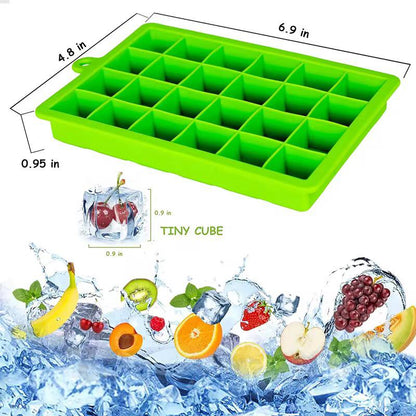Reusable Silicon Ice Cube Mould with Lid