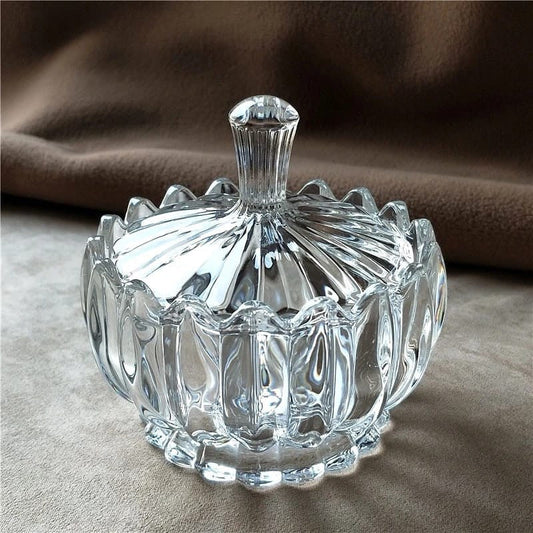 GLASS Decorative candy jar/sugar dish