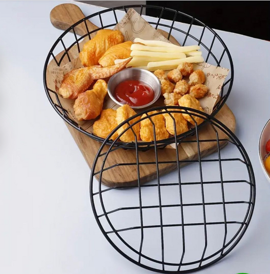 Fries Basket,french fries strainer/ holder for serving