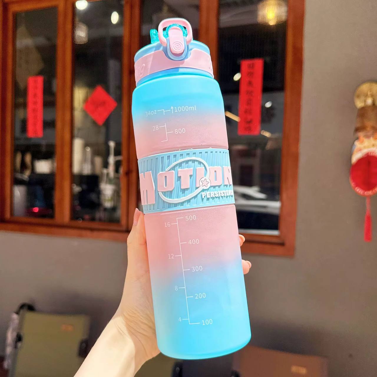 Motivation water bottle