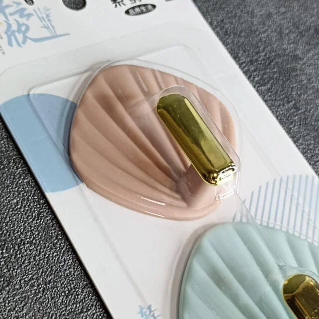 Shell Shape Wall Hooks Strong Load Bearing Wall Hooks 3pcs/set