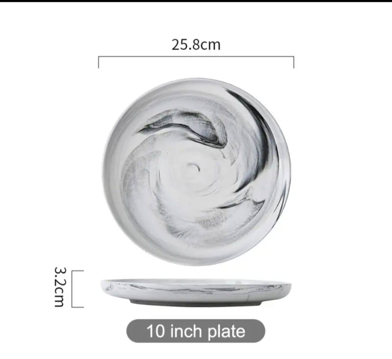 Premium Ceramic plates 6pc