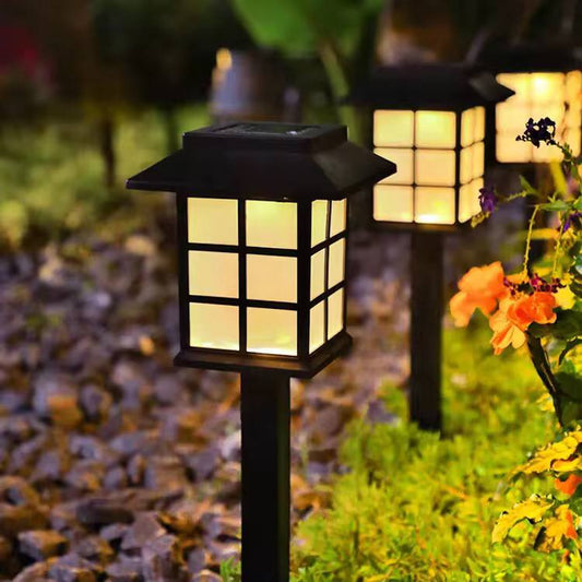 6Pcs Waterproof Decorative Lawn Lamp Outdoor Solar Garden Lights