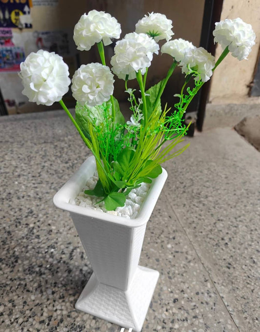 Flower and vase