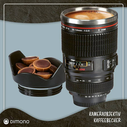 400ml Camera lens Thermocup