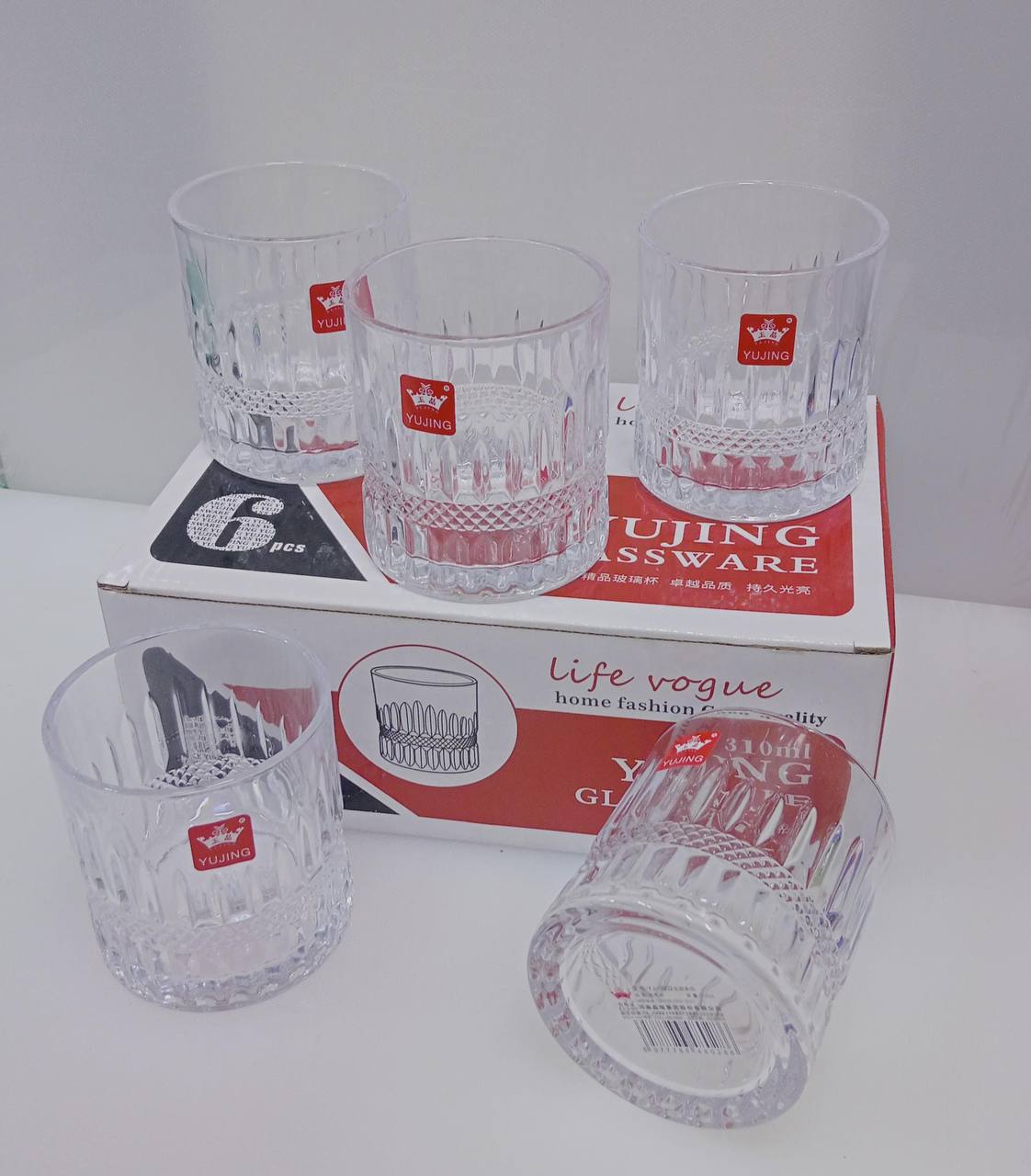 6pcs whiskey glasses set