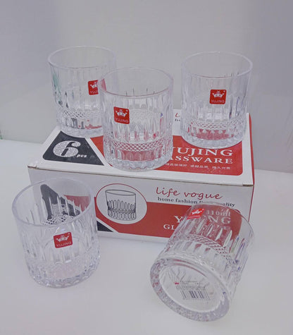 6pcs whiskey glasses set