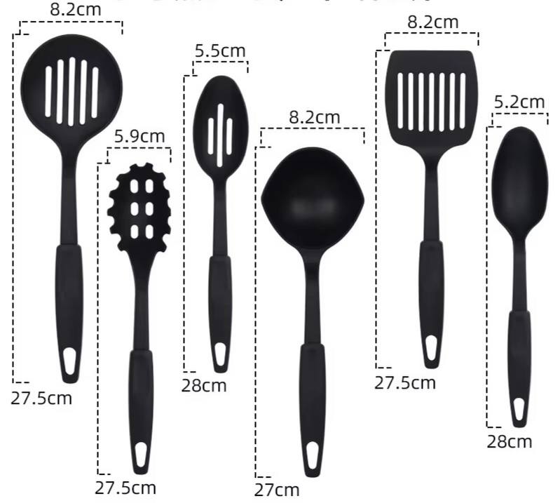 6pcs Non-stick spoons