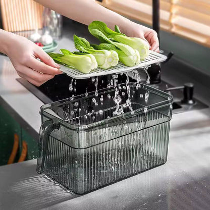 Timekeeping Stackable fridge /storage organizer