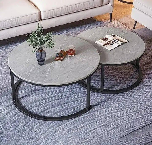 PURE MARBLE NESTING TABLE