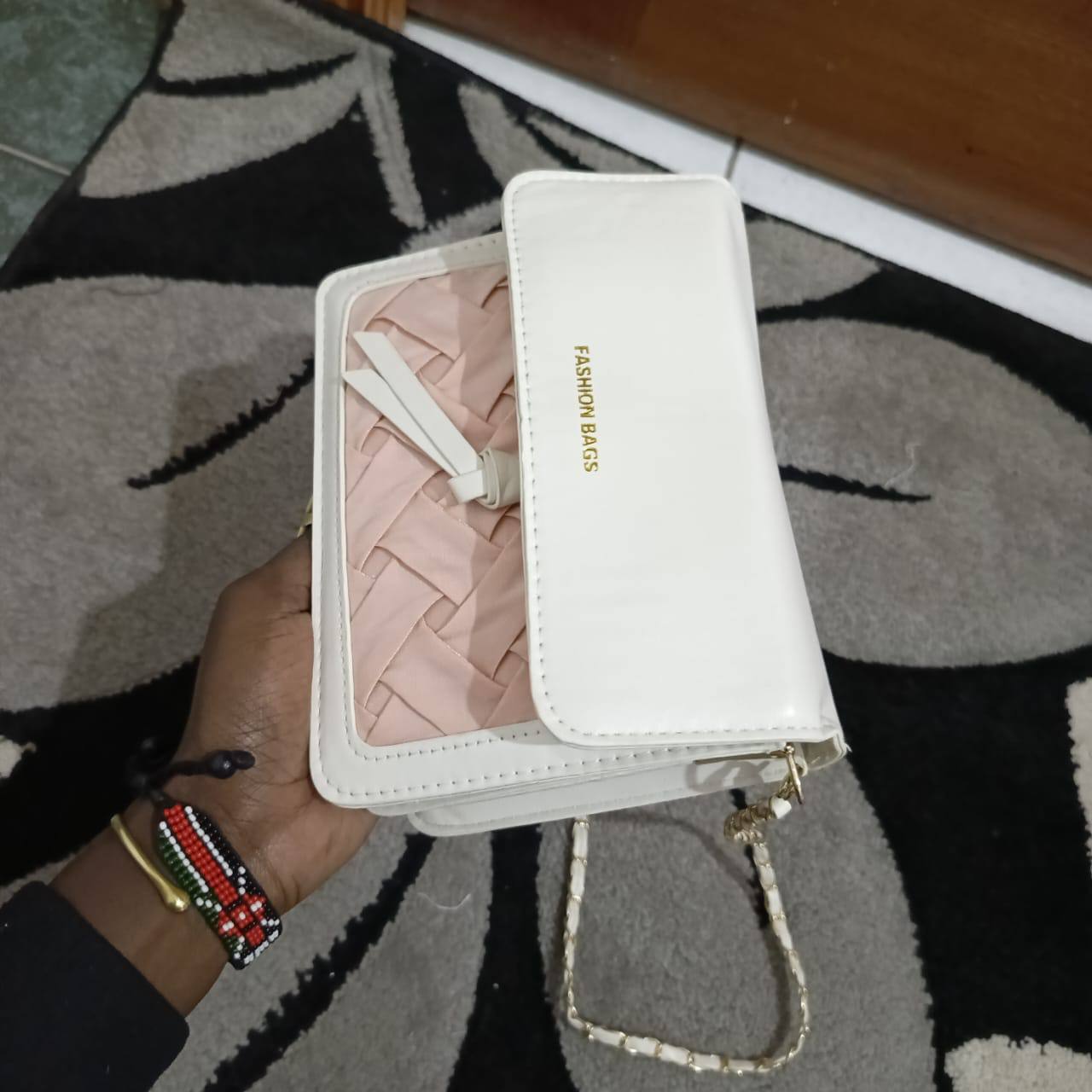 Elegant solid color sling bag