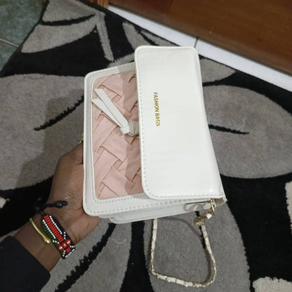 Elegant solid color sling bag