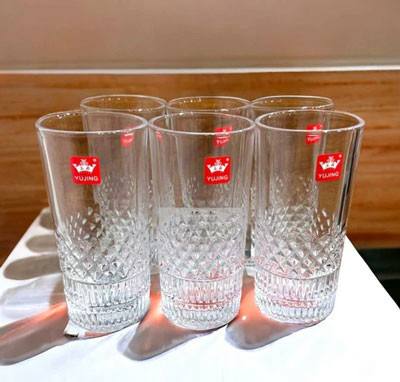 6pcs high quality 340ml water/juice glasses