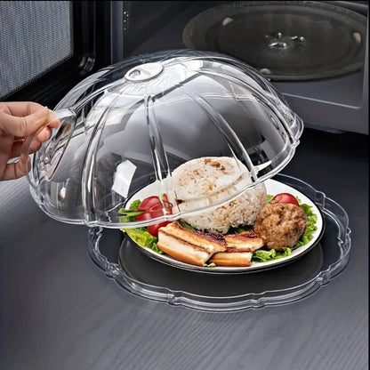 Microwave Splatter Cover with transparent base plate