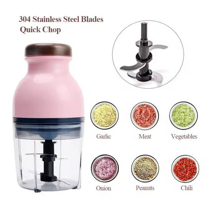 Multifunctional capsules electric chopper