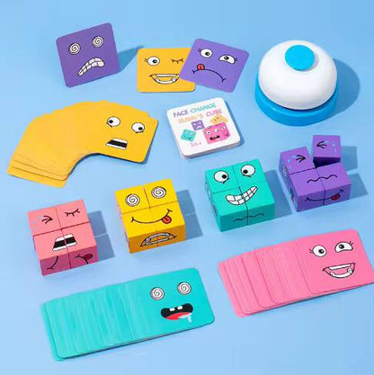 Intelligent wooden challenge / Face changing Rubic Cubes