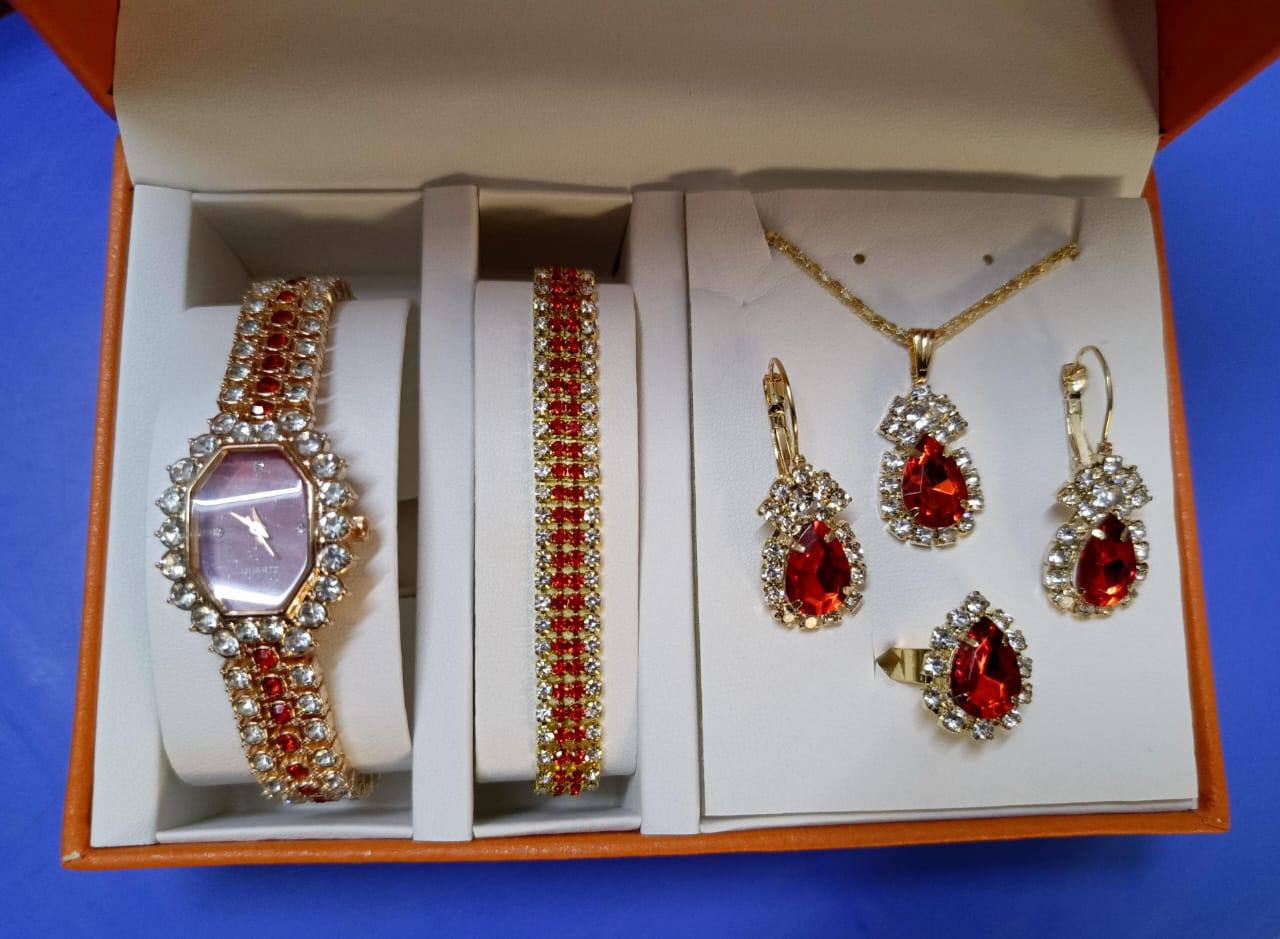 5pcs Ladies watch gift sets
