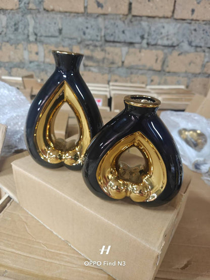Ceramic vases Pair