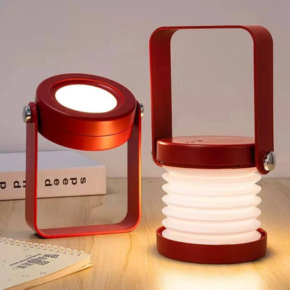 USB  Recharge Foldable Lights for Camping Tent LED with wireless charger Lantern Lamp Touch Dimmable  Emergency Flashlight