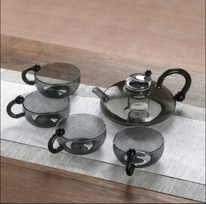 5pcs heat resistant tea set