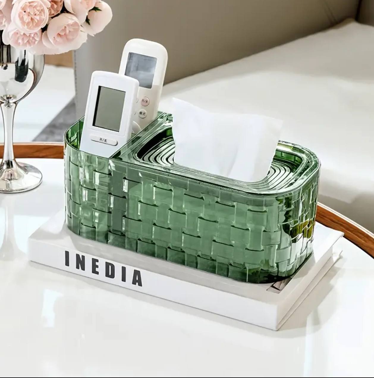 Sunken tissue box