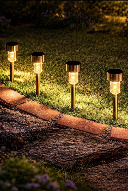 Waterproof Outdoor Solar Garden Pathway Lights 10pcs