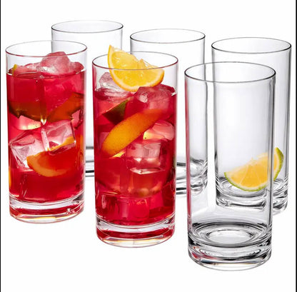 Polycarbonate Hiball Tumbler Slim Glass
