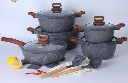DONNOR 15pcs Cookware set