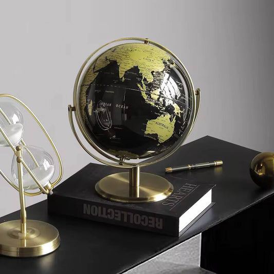 ROTATING GLOBE WORLD MAP