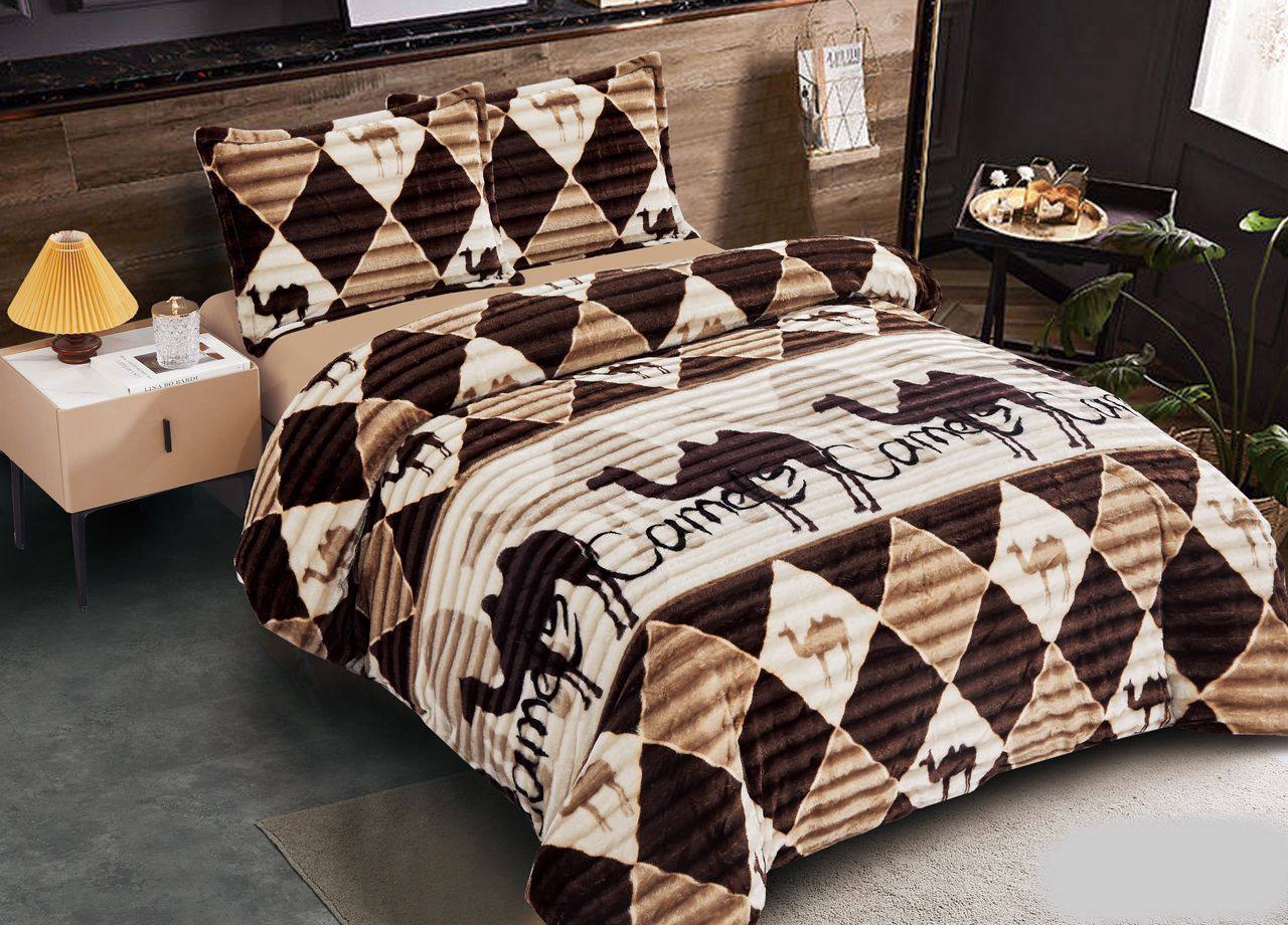 Honey G Luxury Floral Cozy Woolen Duvet set