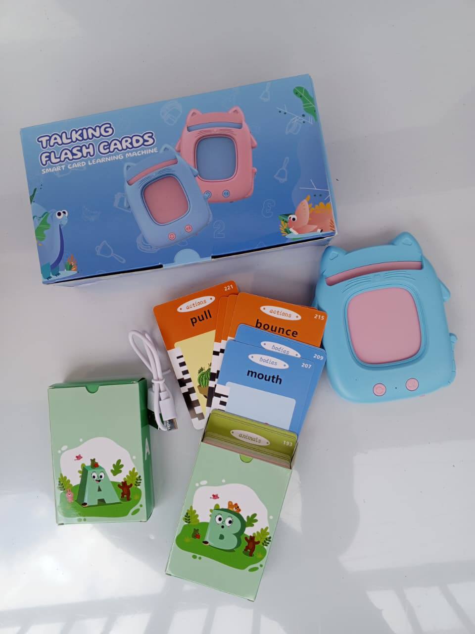 Rechargeable Talking Flashing Card Reader