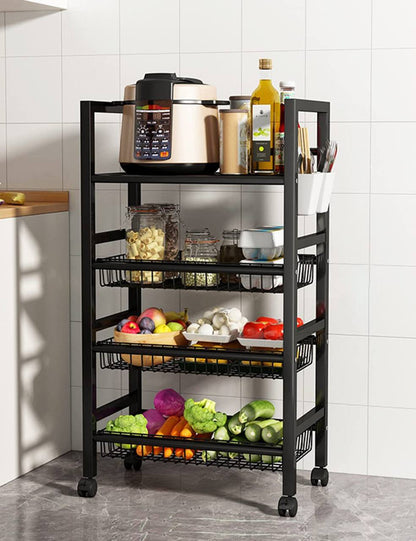 Multi-Layer metallic kitchen Storage Rack