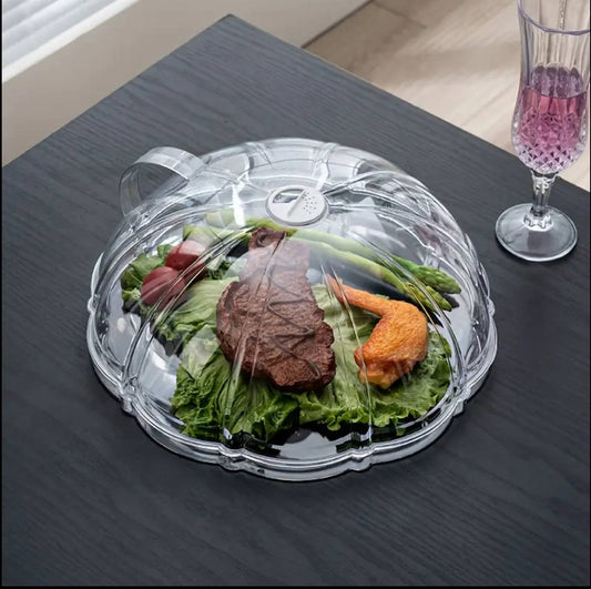Microwave Splatter Cover with transparent base plate