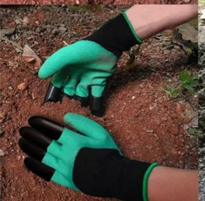 Gardening gloves with claws