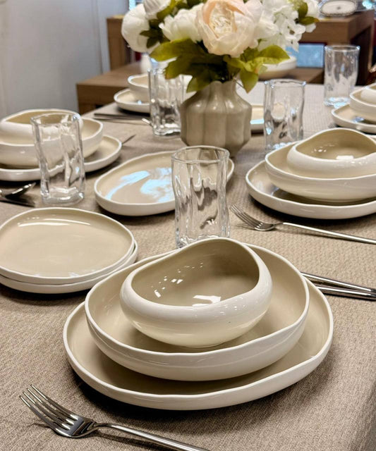 Elegant  European Double Glaze Porcelain Dinner set