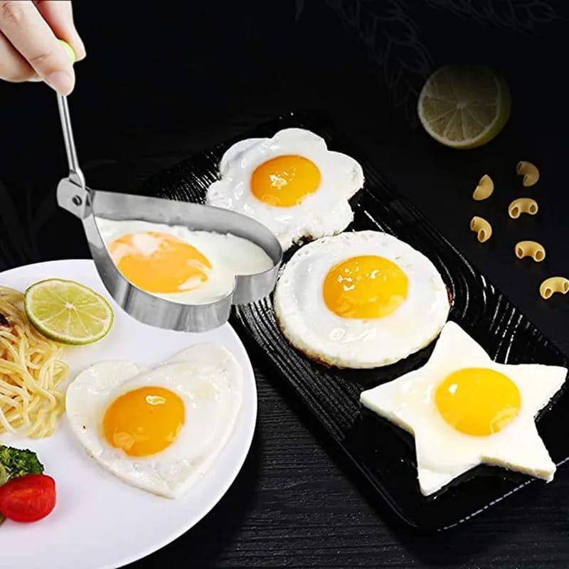 1 Pcs Kitchen Accessories Stainless Steel Fried Egg Shaper Pancake Mould Omelette Mold Frying Egg Cooking Tools  Kitchen Gadgets