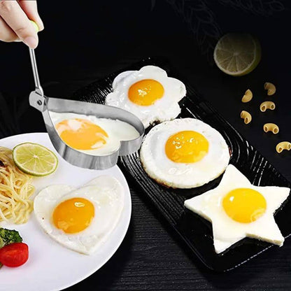 1 Pcs Kitchen Accessories Stainless Steel Fried Egg Shaper Pancake Mould Omelette Mold Frying Egg Cooking Tools  Kitchen Gadgets