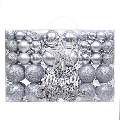 102 pcs  Christmas Balls Ornaments for Christmas Tree