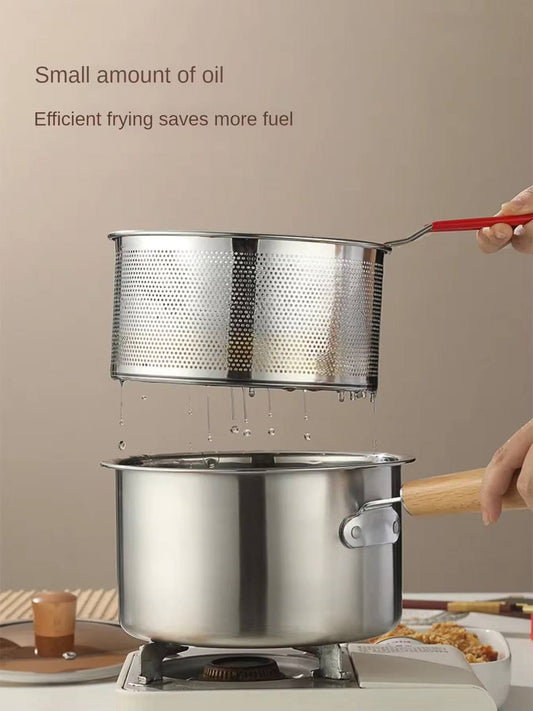 2 in 1 milk / frying pot