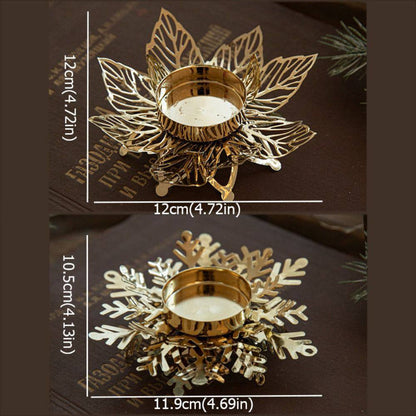 Decorations for Christmas Versatile Holiday Candle Holder Decorations Snowflake Decorations and Dining Table Arrangements