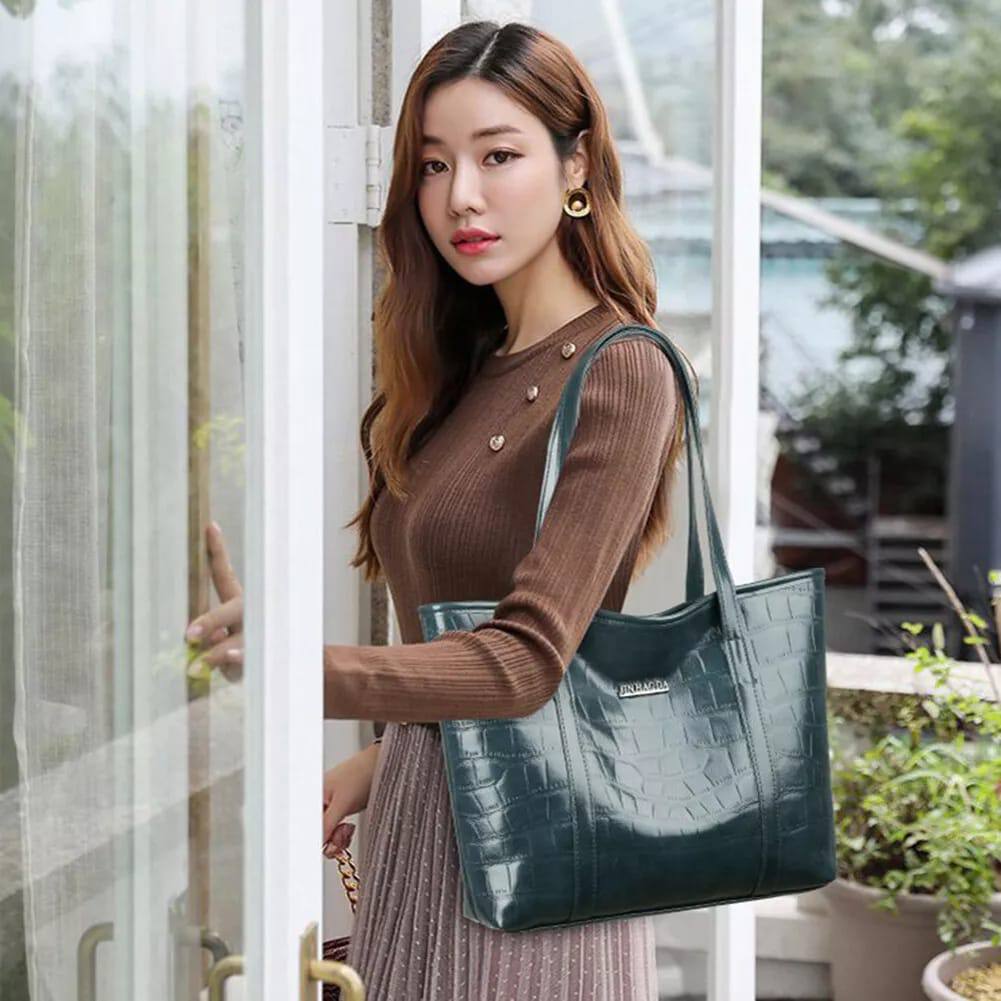 Stone pattern women tote bag