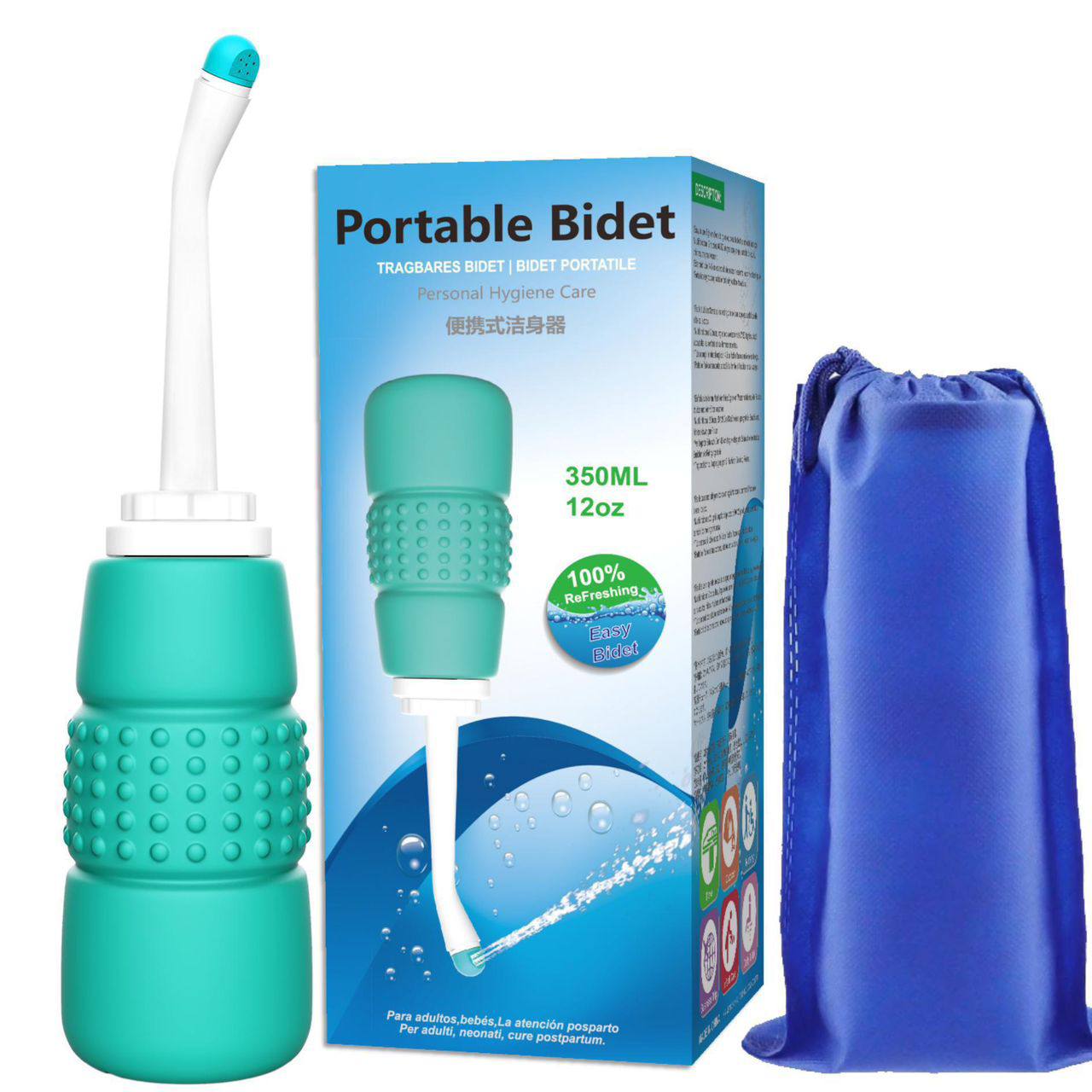 New design portable bidet with antislip handle