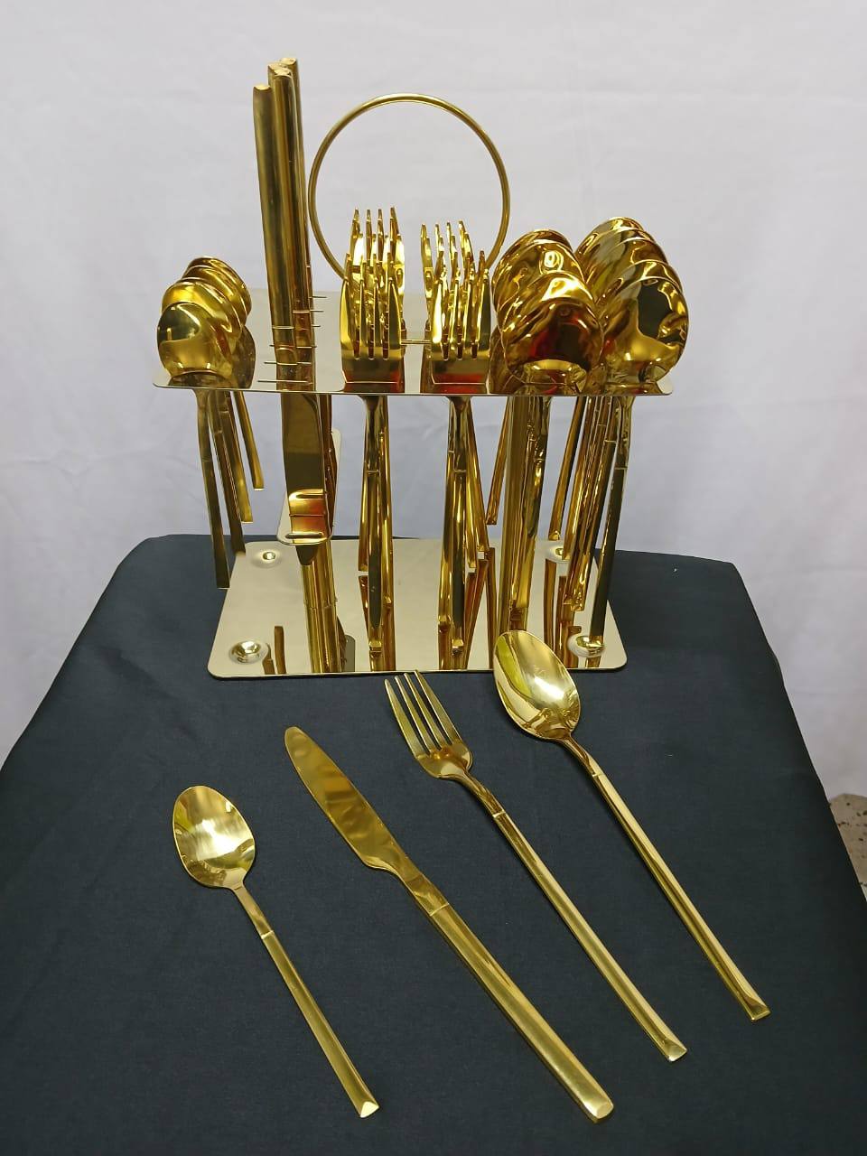 Luxury 36pcs Gold Cutlery set
