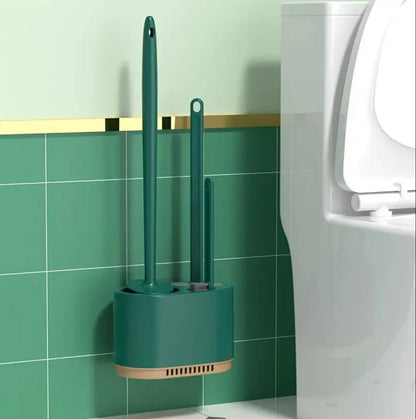 3-in-1 Wall mounted Toilet Brush Cleaning Set
