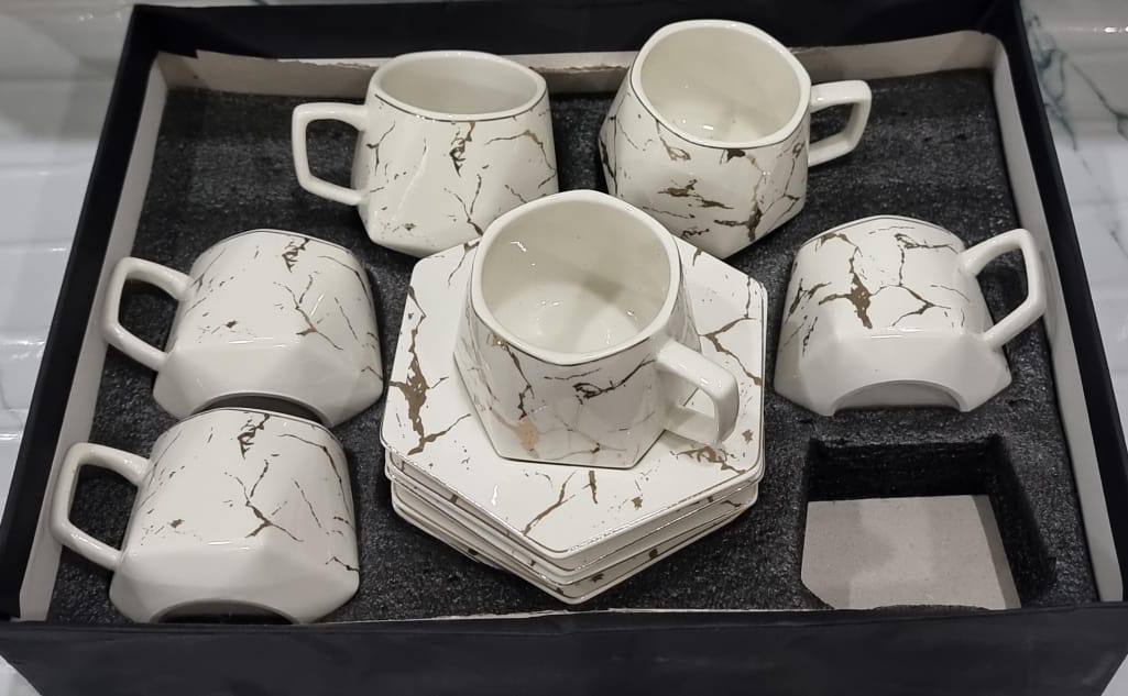 Special 12pc cup saucer in gift box now available in 7 themes
