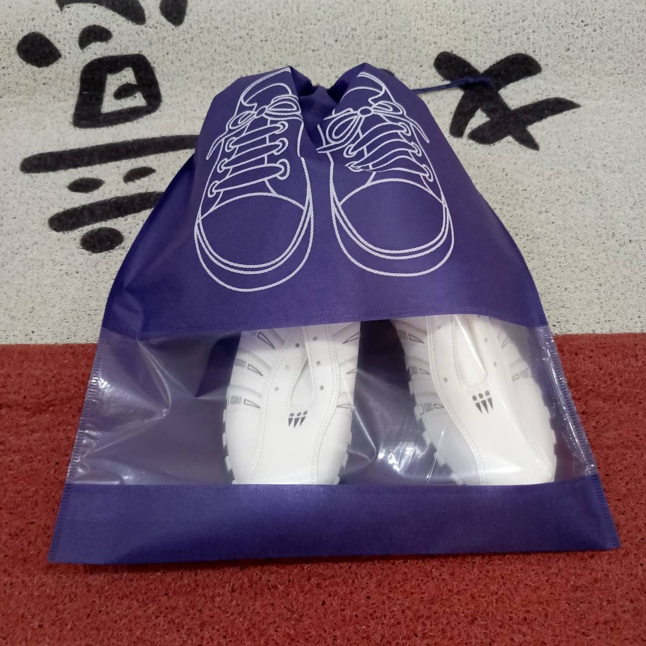 Non woven portable shoe storage bag