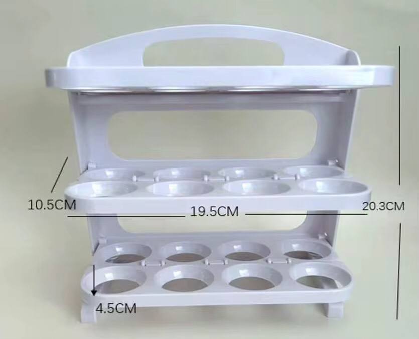 Folding egg box-24pc